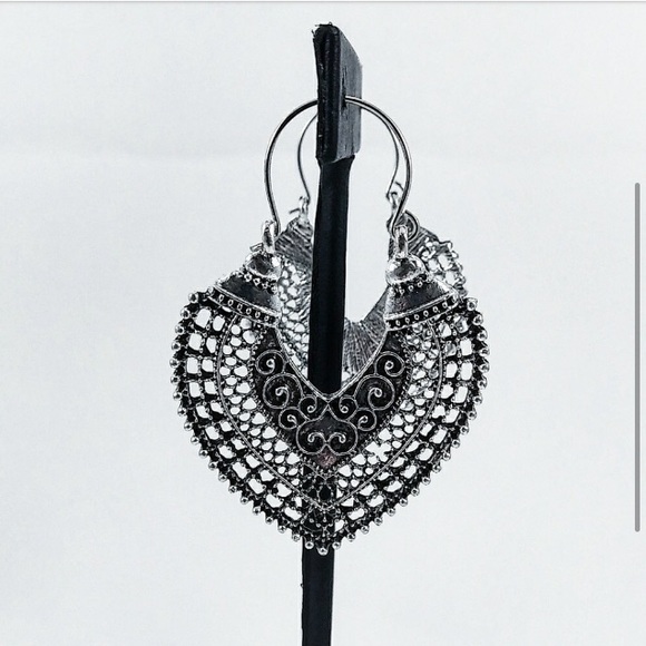 📛Out Of Stock📛 Mandala Arrowhead Earrings - Picture 2 of 4